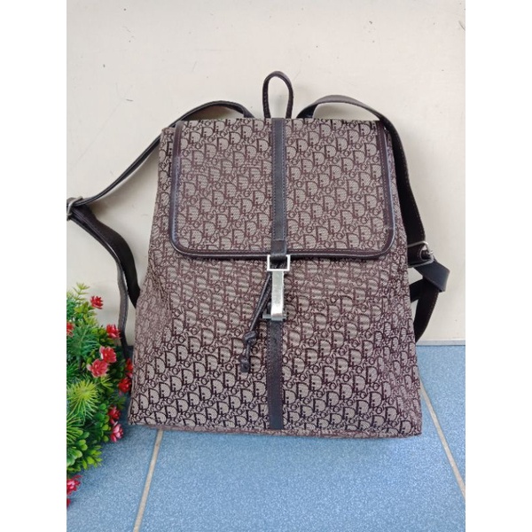 RANSEL KANVAS ALA DIOR,  RANSEL KEREN,  RANSEL KANVAS, PRELOVED RANSEL CEWE, ALA DIOR