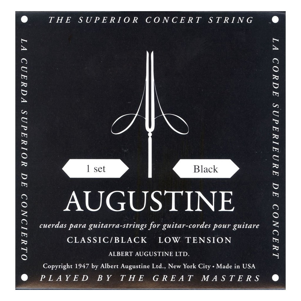 Augustine Classic Black Low Tension Senar Gitar Klasik Nylon Original