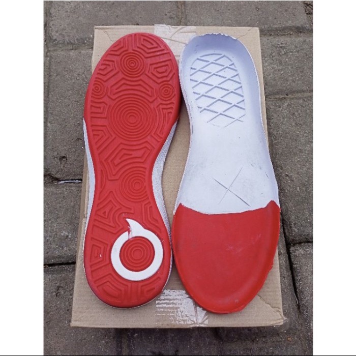 Sportivory- Outsole / Sol Sepatu Bola FUTSAL Model ORTUSEIGHT JAGOSALA - Merah, 39-40
