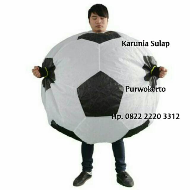 KOSTUM BOLA MODEL AGAIN LUCU SUPORTER ICON FOOTBALL BADUT