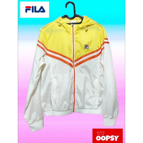 Fila Jaket Fila Jaket Hoodie Sport Olahraga Running Cowok Pria Cewek Second Preloved Original