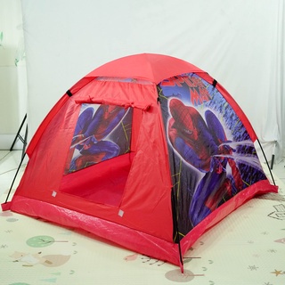 Tenda Anak Bermain Camping Indoor Outdoor - Motif Spiderman &amp; Barbie - Tenda anak Motif Sppiderman - Tenda anak motif Barbie - Tenda Anak Karakter