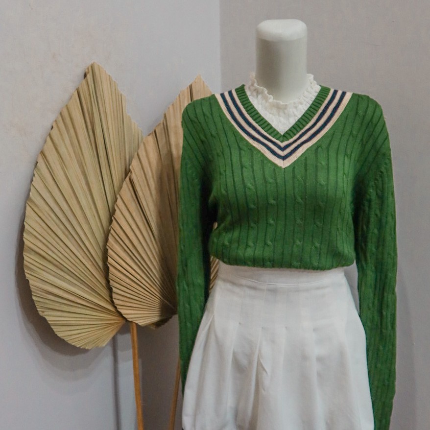 Sweater Rajut Korean Style Model Academia Ala RM BTS