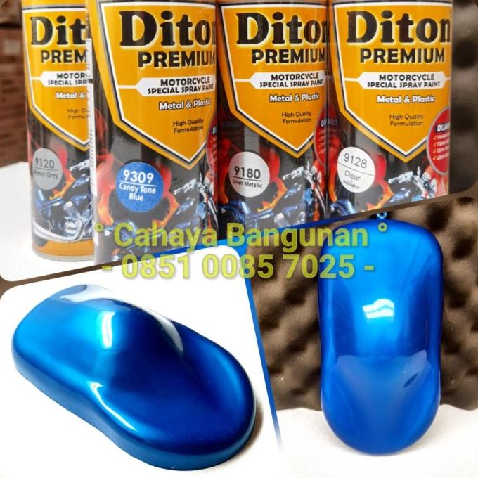 Paket Diton Premium Candy Tone Blue Biru 9309 Cat Semprot Pilox Pylox