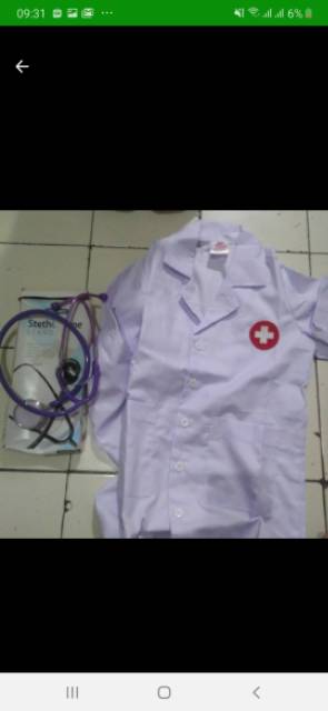 Baju dokter kostum dokter baju dokter anak jas dokter anak kostum anak baju sneli anak stetoskop