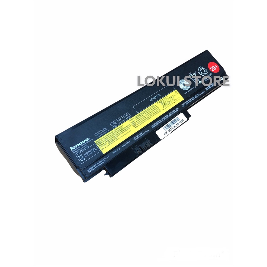 Baterai Lenovo IBM Lenovo ThinkPad X220 X220i X220s  x202s 42T4865 29+