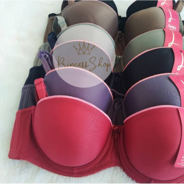 Bra kawat Busa Lydyly L037 Push Up Bra Half Cup lydyly 34-38