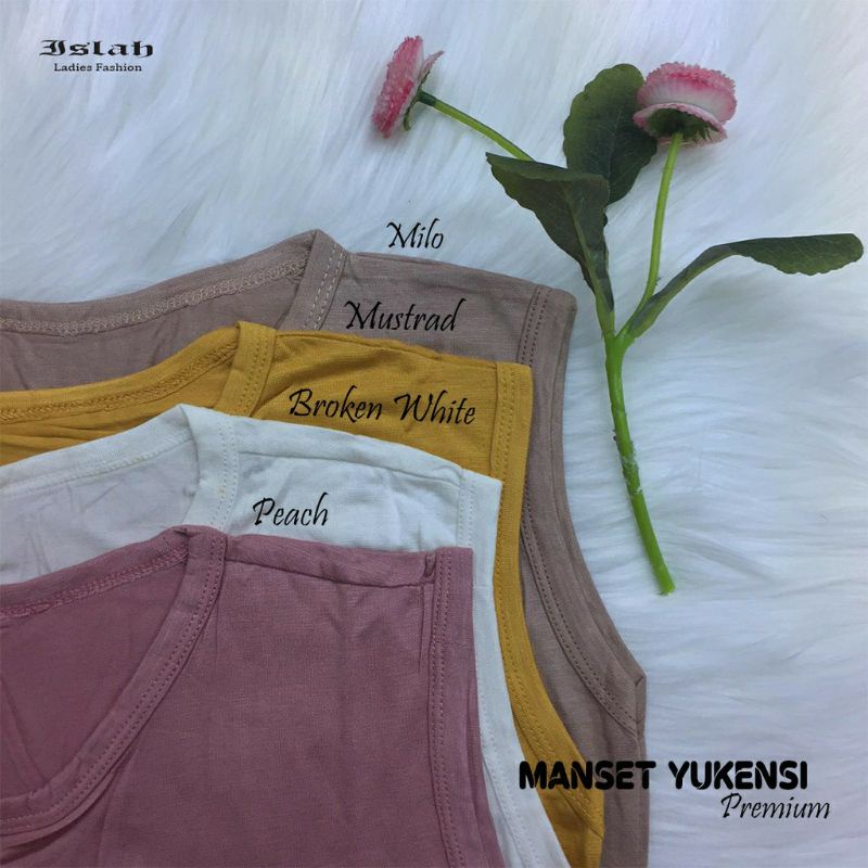 Manset Yukensi Buntung Leher Oblong Kaos Rayon Premium -  Manset Lekbong Kaos Adem