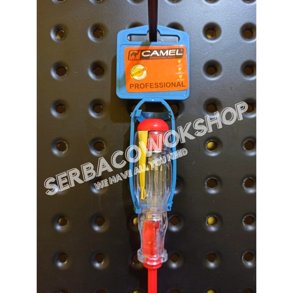 Camel Obeng Tespen Bening AC 4 Inch Test Pen Tester Transparan Termurah Berkualitas