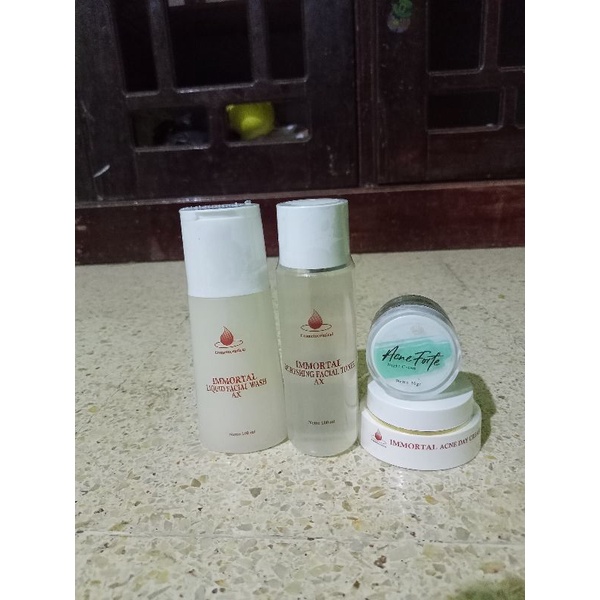 paket skincare immortal acne