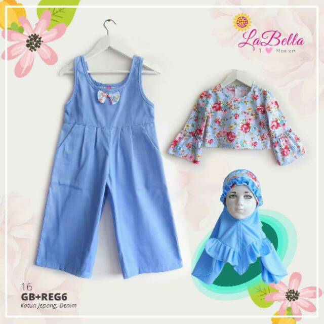 JUMPSUIT LABELLA/BAJU ANAK PEREMPUAN/JUMPSUIT BABY