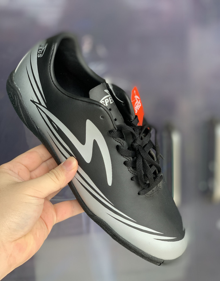 Sepatu futsal specs original Sparta in Black silver new 2019