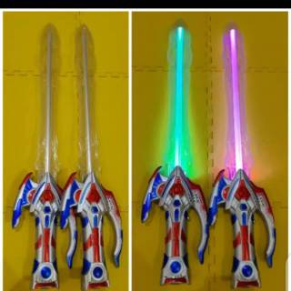  Mainan  pedang ultraman  zero orb mebius geed  seven taro 