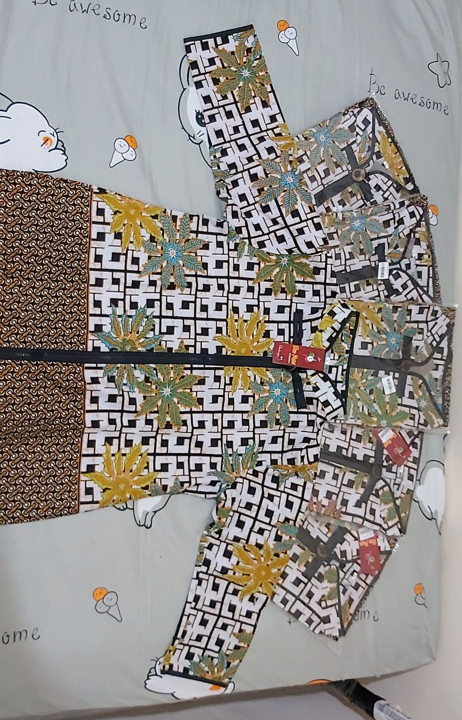 Atasan Batik Wanita Dolby Dolbi Dobby Doby Tenun Sutra Tulis Halus Katun Atbm Baron ,sarombit