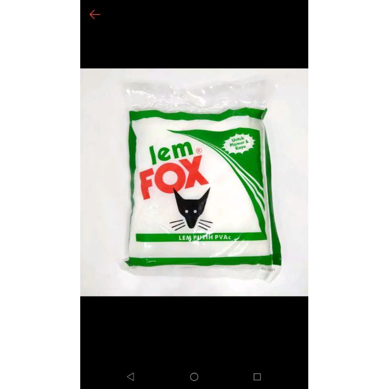 

lem fox 400gr untuk buat slime