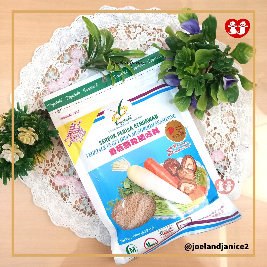 

Vegetalk Vegetarian Mushroom Seasoning NO MSG / Aloe Vera Natural Seasoning NO MSG tanpa MSG bumbu masak