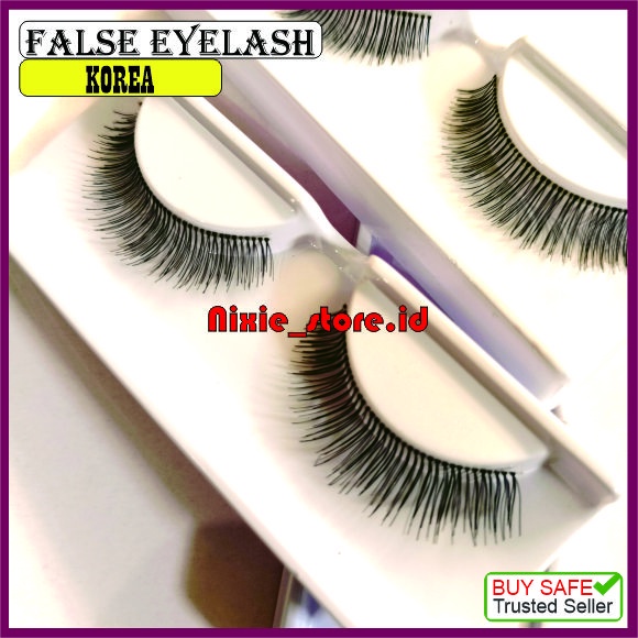 Bulu mata Palsu Fake Eyelash KOREA Natural Lembut Premium Bagus Murah Kualitas Export