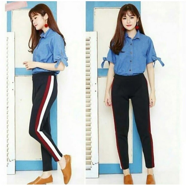 LIST PANTS MILANO / CELANA WANITA