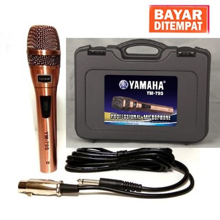 Yamaha microphone Kabel legendary Vocal YM-79 Gold Koper  -Suara mantap