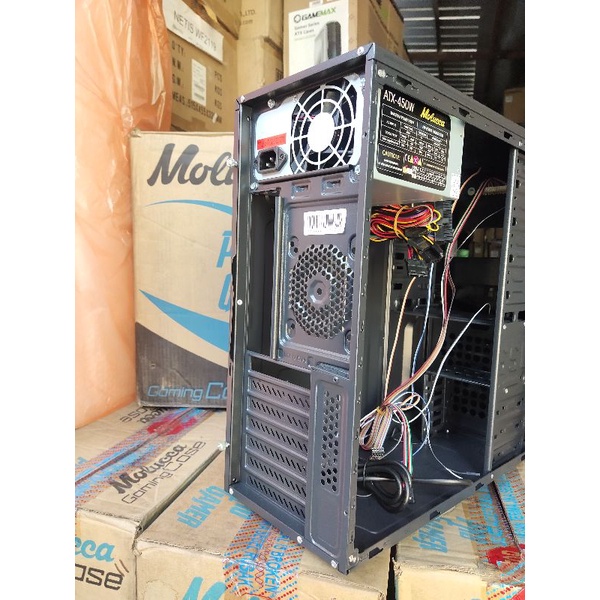 Casing Molucca Pro gamer New Bergaransi  includ PSU 450w