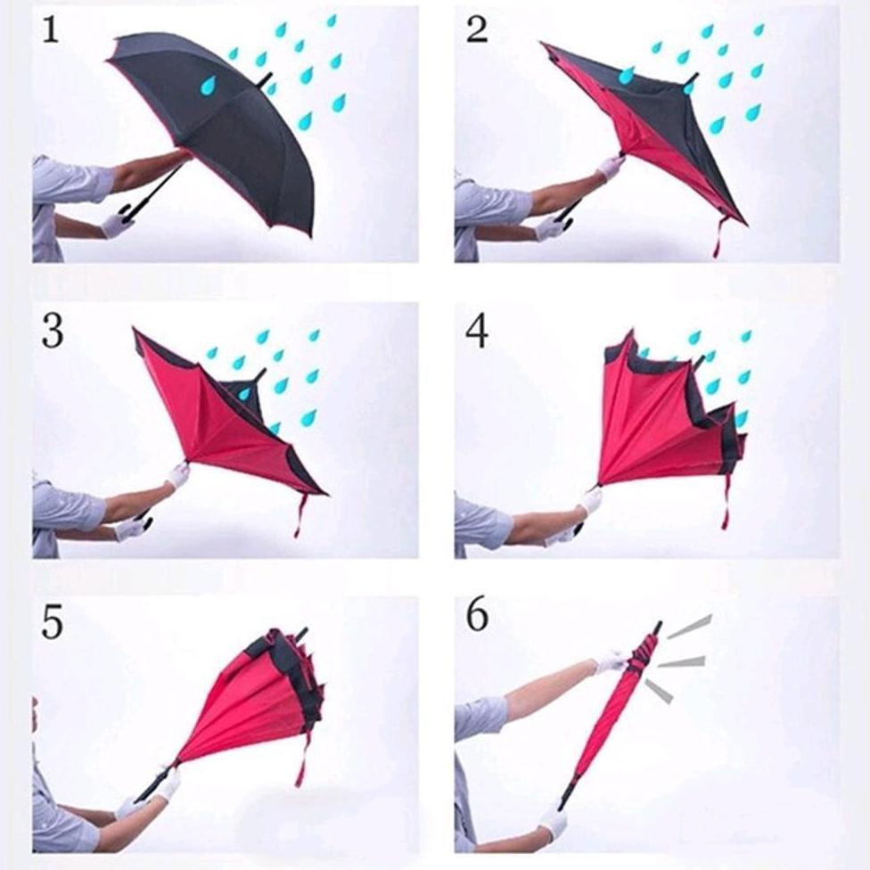 PAYUNG TERBALIK UMBRELLA KAZBRELLA 2ND GEN REVERSE MODERN