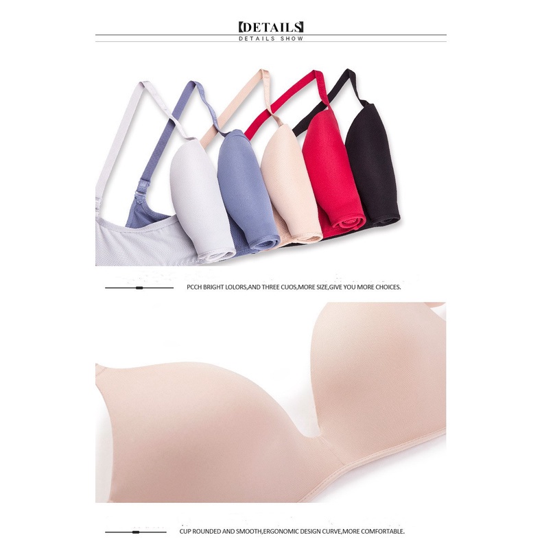 Seamless Bra Busa Tipis Push Up Tanpa Kawat BH Pakaian Dalam 203