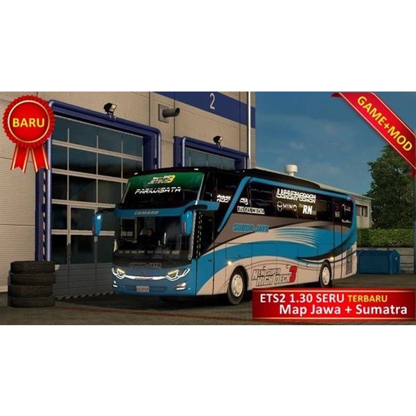Bus Truk Simulator Indonesia ETS2 Map Jawa Sumatra Game PC Laptop