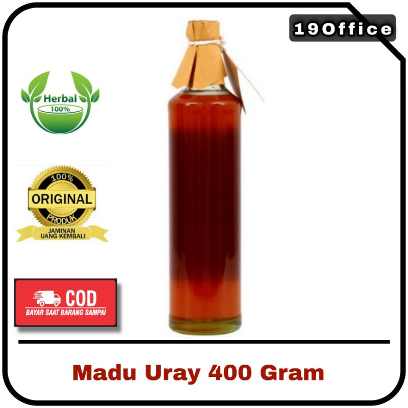 

Madu Uray Raw Honey Madu Murni Hutan Belantara 400 Gram