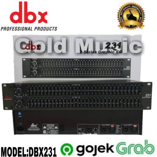 Equaliser DBX 231 Plus Output Subwoofer Grade A DBX231