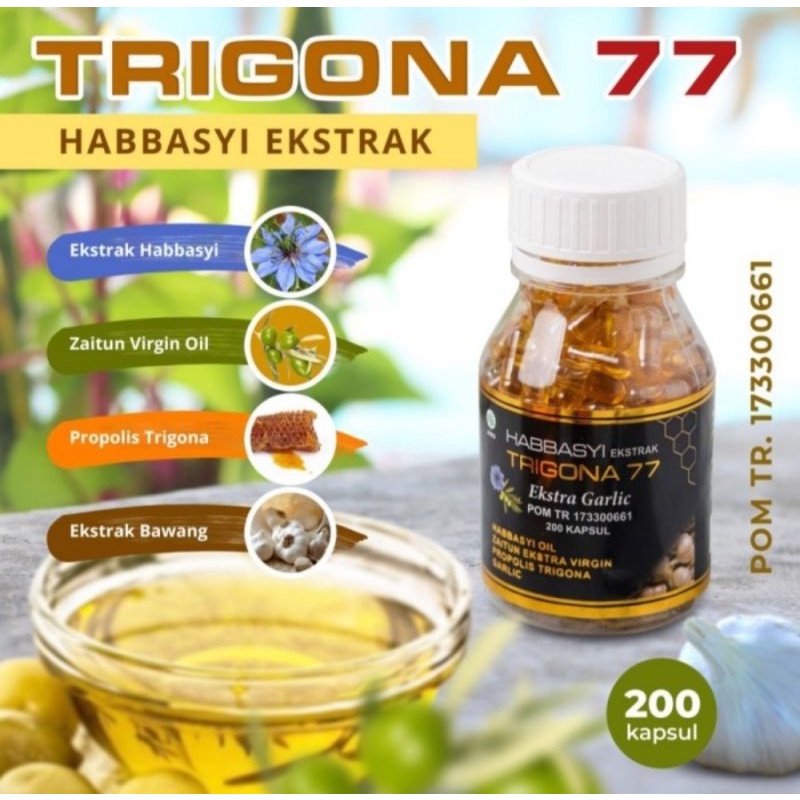 Kapsul Habbasyi Trigona Ekstrak 77 Isi 200 Kapsul