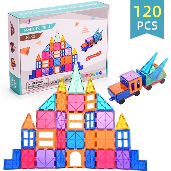 

magnetic tiles 120 pcs - 120 pc