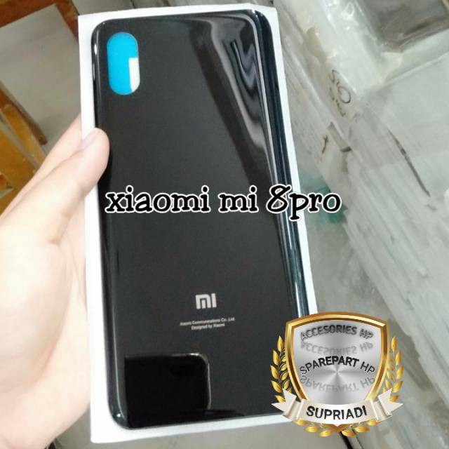 BACKDOOR BACKCOVER BACK CASING TUTUP BATERAI BELAKANG XIAOMI MI 8PRO MI 8 EXPLORER