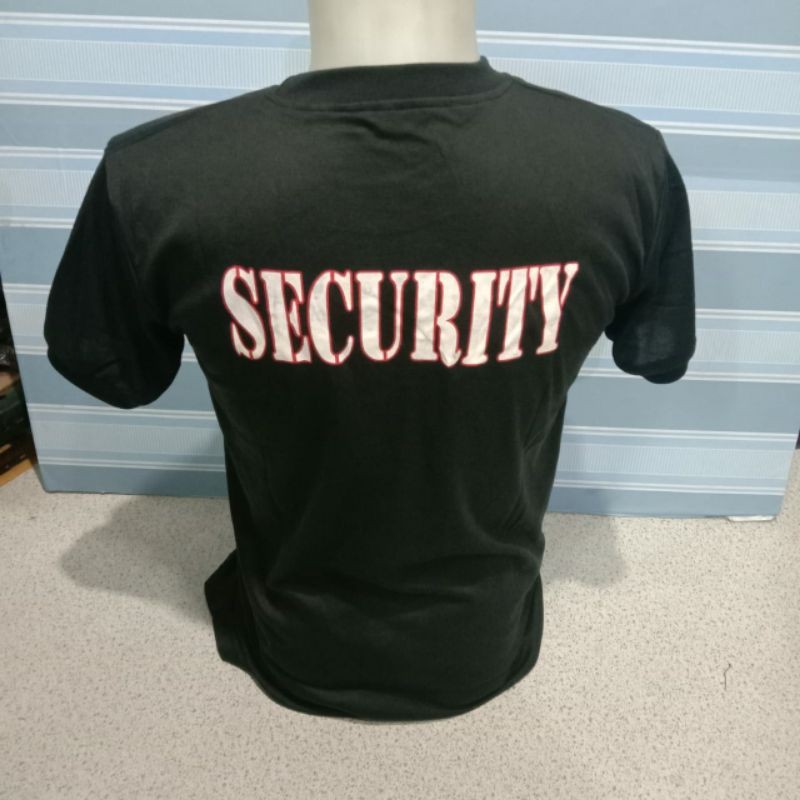 kaos security hitam