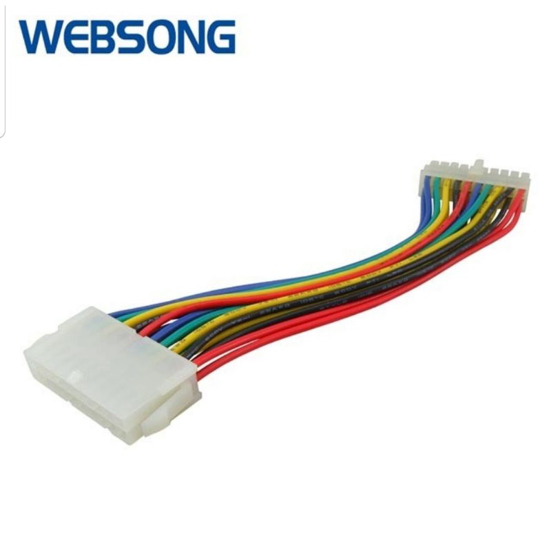 Kabel Power Motherboard 20P Male to Female High Quality Websong