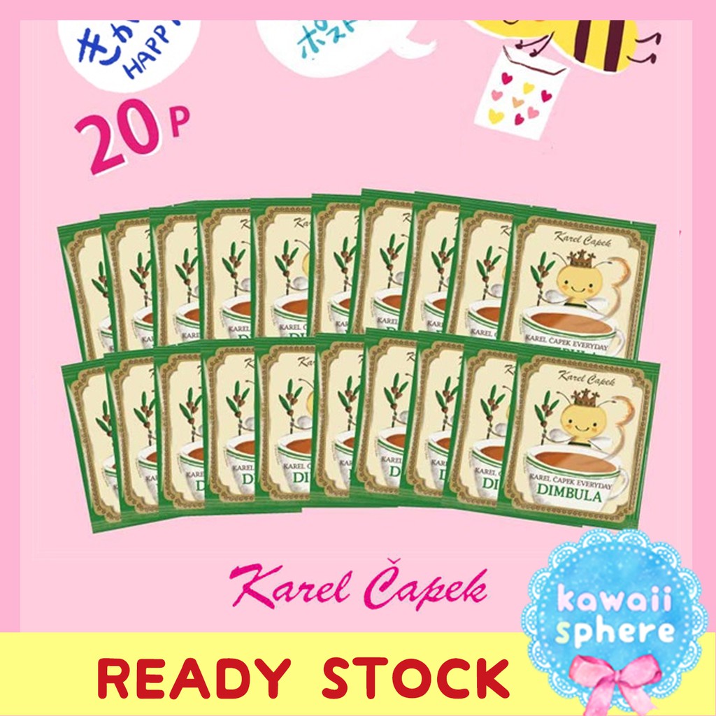 

Karel Capek Tea 20 pack set | Teh Karel Capek 20 sachet | Tea bag Import Jepang