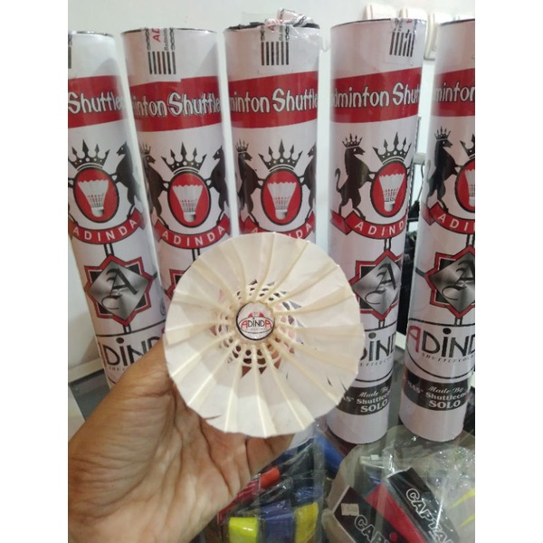 Shuttlecock Adinda Putih Shuttlecock Badminton Kok Adinda Putih Coklat Original