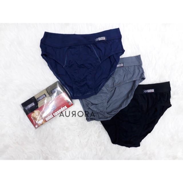 3PCS CELANA DALAM PRIA DEWASA GTMAN MINI SPANDEX 708 - CD PRIA DEWASA GT MAN