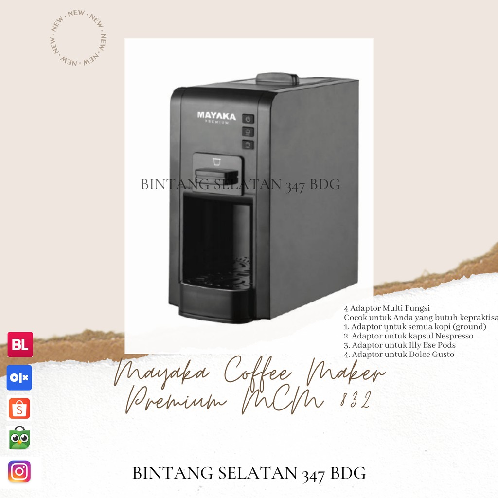 COFFEE MACHINE / MESIN KOPI / MAYAKA PREMIUM MCM 832
