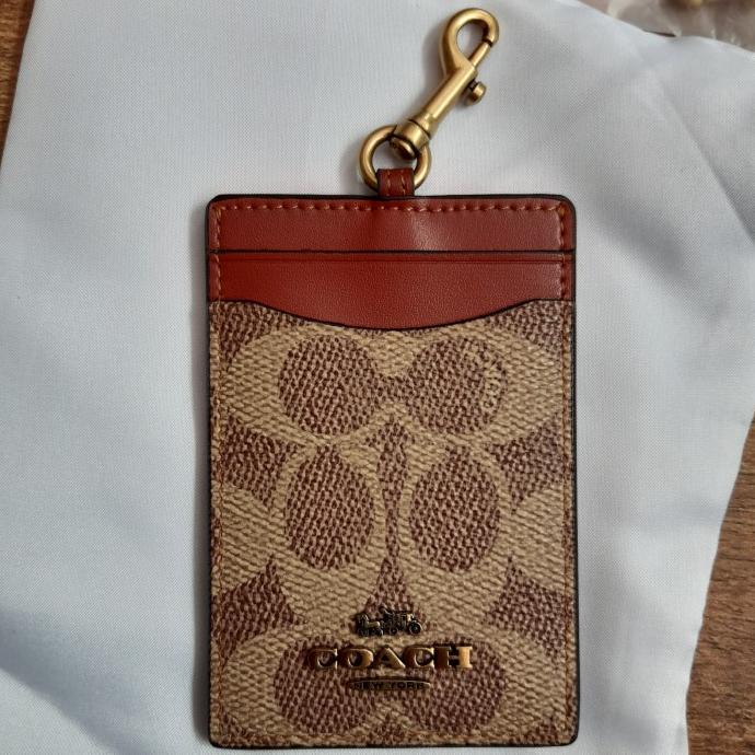 

Name Tag Holder Lanyard Gantungan ID Card Metal Logo