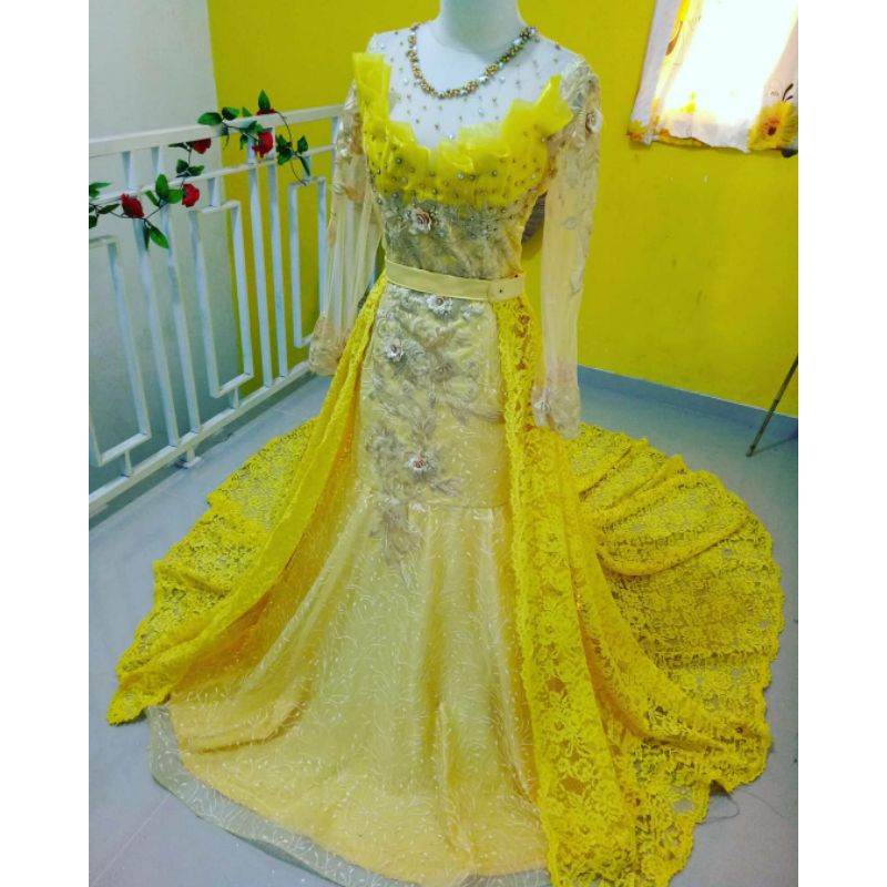 RNDgaun pengantin akar/baju pengantin mewah/baju pengantin murah