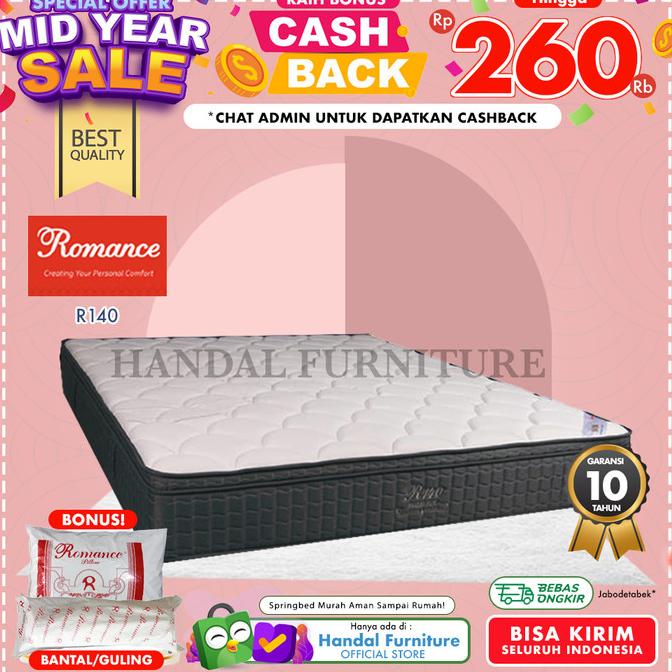 Romance Hanya Kasur Spring Bed R140 - 160X200 Terbaru