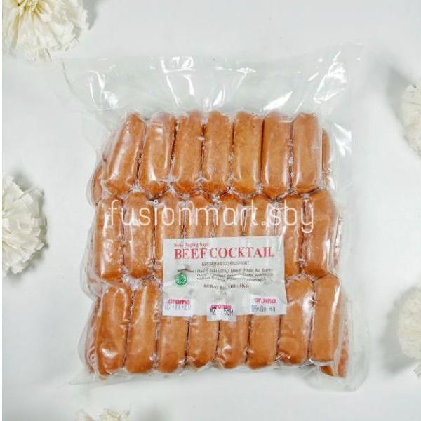 

Beef Cocktail M2 Sausages Aroma Frozen Food 1kg