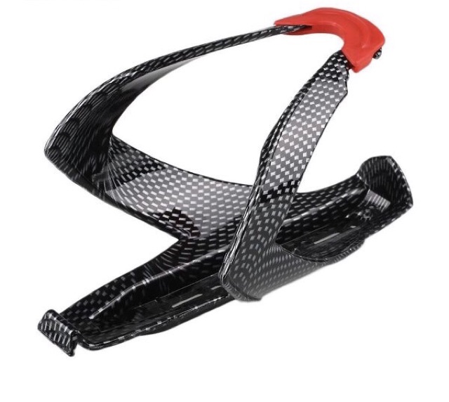 Botol holder motif carbon MTB cage sepeda