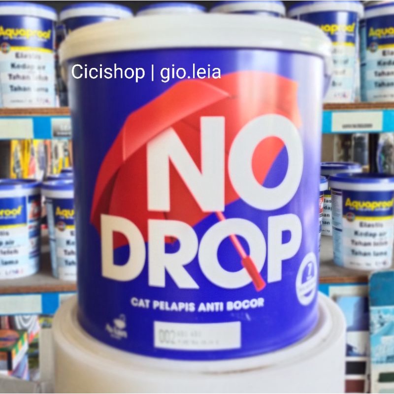 No drop | cat pelapis anti bocor | cat bocor | cat tembok | cat genteng | cat acian