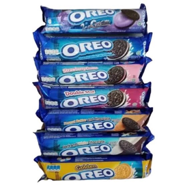

Oreo Biskuit Cream Cookies Varian Rasa 133 gram