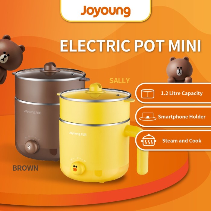 Joyoung MIni Electric Cooker rice cooker Personal Hotpot Stainless