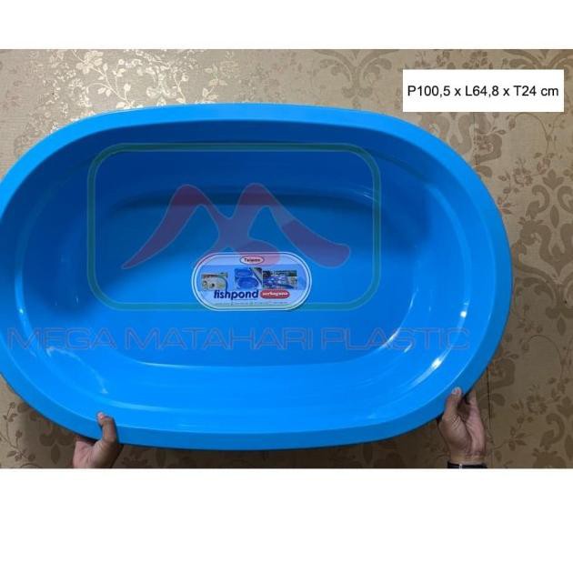 Hot Sell...297AN  Kolam Bak Ikan Kura Turtle Tortoise Fishpond Serbaguna Biru