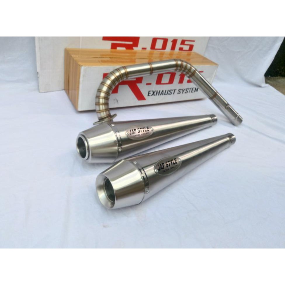 Jual Knalpot Japstyle - Tracker Vintage - Cafe Racer - Street Tracker Tiger - Scorpio - Cb - Mega