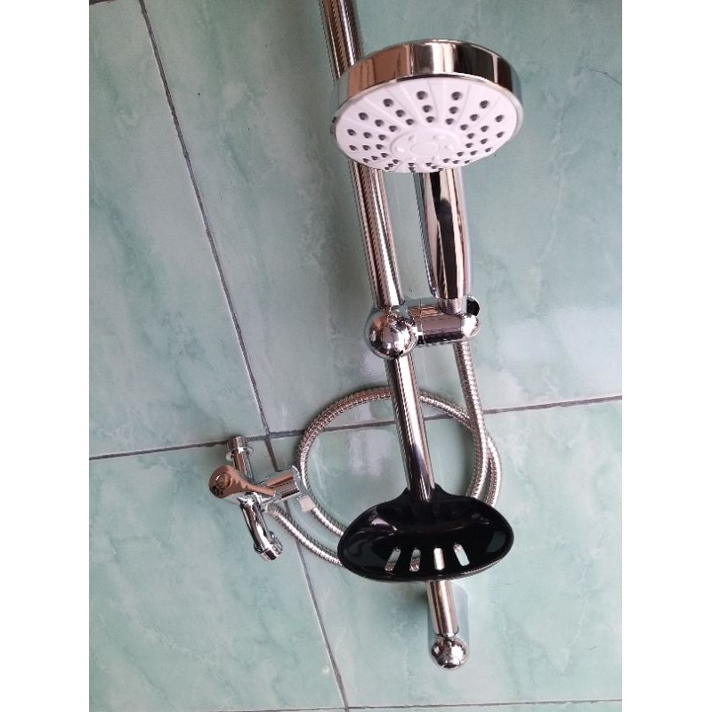 Paket shower tiang dan keran cabang/shower tiang model wasser promo