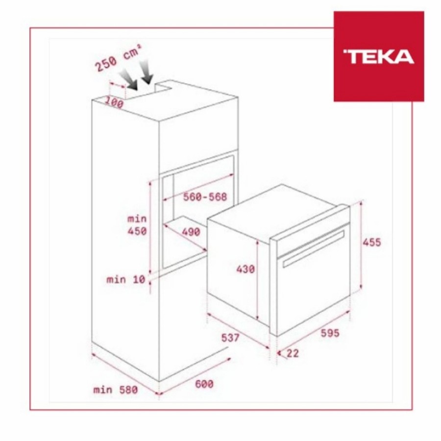 Oven Built-in Compact Teka HLC 847 C Free Ongkir Area Jabodetabek